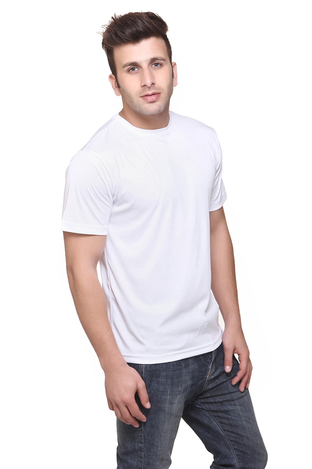 Ketex Round Neck Men's Polyester Blend Dri Fit T-Shirts (Pack of 2)